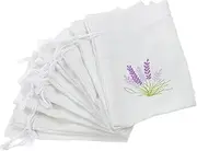 Vaguelly 20pcs Drawstring Sachet Bags for Lavender Herbs Elegant DIY Empty Bags for Weddings Home Decor Fresheners Versatile Small Pouches for Scented Flowers Spice Storage