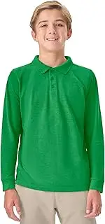 [Classroom Uniforms] Unisex Long Sleeve Pique Polo