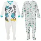 Disney Baby 2-pack Blanket Sleeper Micky & Minnie 18M New!