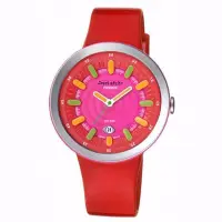 在飛比找Yahoo!奇摩拍賣優惠-百聖牛 PASNEW繽紛果凍電子錶 -紅 /42mm-PJA