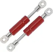 X AUTOHAUX 100mm/3.94" Gas Struts 45N Gas Springs Red Carbon Steel 2 Pcs RV Car Toolbox Lid Storage Box Cover Cabinet Door Cover