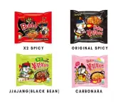 [SAMYANG] Korean Spicy HOT Chicken Flavor Buldak Ramen Noodle- 4 Flavors