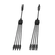 4 to 1 Y Type Branch Connectors Male & Female For Solar Panels PV Connectors