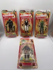 Lanar NINJA CORPS SHINOBI FULL SET, Rain, Mirage, Decoder, + 1 Flying Force NIP!