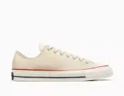Converse Chuck 70 Canvas UNISEX LOW TOP SHOE Size 10.5M 12.5W WIDE Parchment