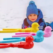 Duck Shaped Snowball Maker Clip 1pcs Children Outdoor Winter Snow Mold Fun T^AT
