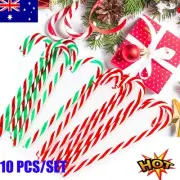 10Pcs Candy Cane Christmas Tree Hanging Decor Xmas Prop Ornament TK