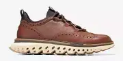 NIB Cole Haan 5.ZEROGRAND Wingtip Oxford Shoes Men's 13 Dark Sequoia C38657