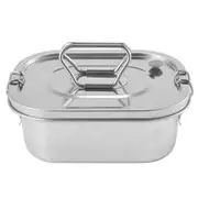 Stainless Steel Lunch Box Metal Bento Box Food Container Outdoor Box Lunch Box for Kids