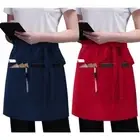 with 2 Pockets Chef Apron Abrasion Resistant Studios Uniform Wear Restaurant