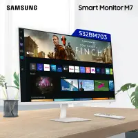 在飛比找家樂福線上購物網優惠-三星Smart Monitor M7 32型4K智慧聯網螢幕
