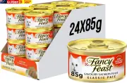 Classic Paté Adult Wet Cat Food Savoury Salmon Feast 24X85G