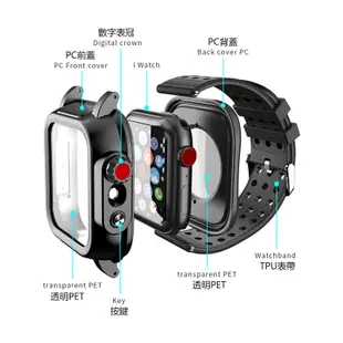 手表防水殼 適用apple蘋果watch s9 s2 s3 s4 s5 s6 se s7防水防塵防摔s8全包運動保護殼