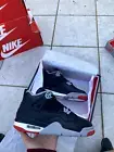 Air Jordan 4 Retro Bred Reimagined (GS) Black Cement Grey Varsity Red Summit ...