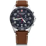 【VICTORINOX 瑞士維氏】FIELDFORCE計時手錶父親節 送禮(VISA-241854)