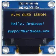 UCTRONICS 0.96 Inch OLED Module 12864 128X64 Yellow Blue SSD1306 Driver I2C Seri