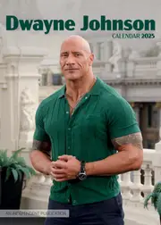 2025 Dwayne Johnson Large Wall Calendar