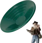 Gold Pan - High Quality Exploration Bread Gold Mining, Portable Gold Panning Tool | Gold Pan Lightweight Sieve Pan Nugget Durable Gold Rush Pan, Gold Mining Equipment for Outdoor Treasure Hunter Basin
