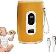 Weqizuerqi Baby Milk Bottle Warmer Cover | Travel Bottle Warmer | Temperature Adjustment Portable Bottle Warmer Insulation Cover Baby Milk Heat Keeper Cover for Car Travel