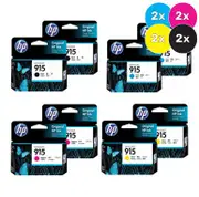 HP 915 Ink Cartridge Value Pack - Includes: [2 x Black, Cyan, Magenta, Yellow]