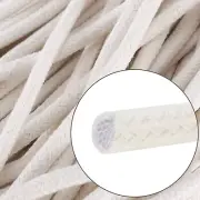 HAKZEON 2 Roll 164FT 1/4 Inch Cotton Rope, Natural Macrame Cord White Clothes...
