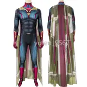 Wanda Vision Cosplay Jumpsuit Avengers Infinity War Costume Man Leotard w/ Cape