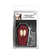 Set of Vampire Fangs - Teeth Cosplay Costume Vamp Teeth with Dental Adhesive NEW