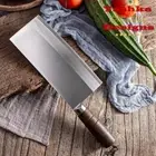 Chinese Cleaver Chef Kitchen Knife Vegetables Fish Meat Home Cook Cutting Tools