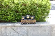 Bear Family W/Welcome Sign Lodge Home Decor Display Wildlife Garden Statue