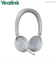 Yealink TEAMS-BH72L-GY-C Teams Certified Bluetooth USB-C Stereo Headset - Grey