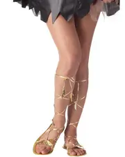 Ladies Gold Goddess Sandals