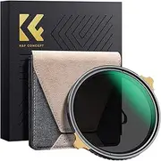 K&F Concept 82mm Variable ND Lens Filter ND2-32 (1-5 Stops) High Definition Adjustable Neutral Density Filter with 36 Multi-Layer Coatings (Nano X PRO Series