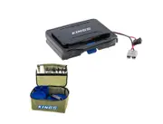 Kings 12V Travel Sandwich Press-Toasties -Grill + 37 Piece Six-Person Picnic Set