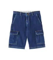 [Bonpoint] Bonpoint Caiman denim cargo shorts Y 14 blue