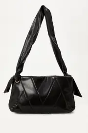 Black Plus Under Arm Quilted Bag