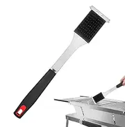 BBQ Grill Cleaner Brush, BBQ Basting for Grill | Rabraper Stainless Steel Long Wave Handling Cleaning - No BBQ Accessories Scratch Safe Tool for