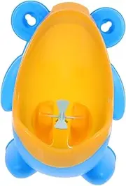 ERINGOGO Baby Boy Toilet Potty Training Urinal Seat Pp Material Wall-Mounted Windmill Feature Attractive Cartoon Frog Random Style