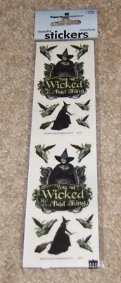 Paper House Sticky Pix Stickers ~ Wizard of Oz Wicked Witch. NIP