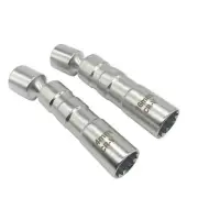 14mm/16mm Thin Wall Magnetic Swivel Spark Plug Socket 3/8 inch Drive 12 Point N