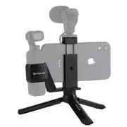 Mini Metal Desktop Tripod Mount Metal Phone Clamp Mount Expansion Fixed Stand Bracket for Dji Pocket