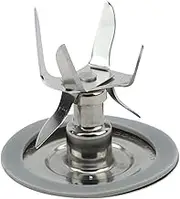 Llazsybz Blender, Ice Crusher, Food Processor, Stainless Steel Replacement Part, Lower Accessories with Cross Rubber Gasket, 6 Blade