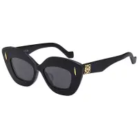在飛比找Yahoo奇摩購物中心優惠-LOEWE 太陽眼鏡(黑色)LW40127F