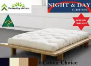 Australian Made Kobe Futon mattress Double 8 inch 21 cm 4 colours full foam