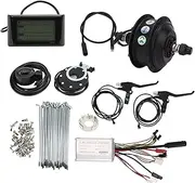 E-Bike Conversion Kit, 20in Rear Wheel Cassette Hub Motor with LCD Controller, Pedal Assist E-Bike Upgrade Kit