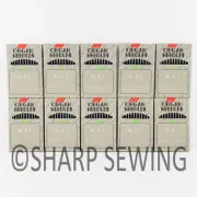 100 ORGAN B-27 SIZE#11/75 OVERLOCK SERGER BALLPOINT NEEDLES DCX27