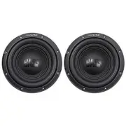 2 Alpine W10S4 10" 1500 Watt Peak 4-Ohm Car Audio Subwoofers