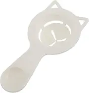 AUTSUPPL Egg Yolk Separator Reusable Cat Shaped Egg White Filter for Kitchen Baking Dishwasher Safe