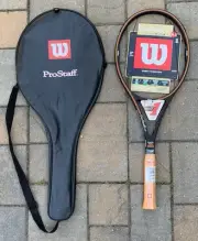 Wilson Pro Staff 6.0 85 Midsize Tennis Racket 4 1/2 CHIAO TA BRAND NEW w/ Cover
