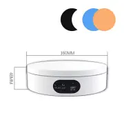 16cm Electric Rotating Display Stand Photography Turntable Jewelry Model Holder
