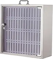 Cell Phone Cabinet Silver Storage Locker Box Free-Standing Or Wall-Mounted Perfect for Schools, Offices & Classrooms (Size : 60 Slots)